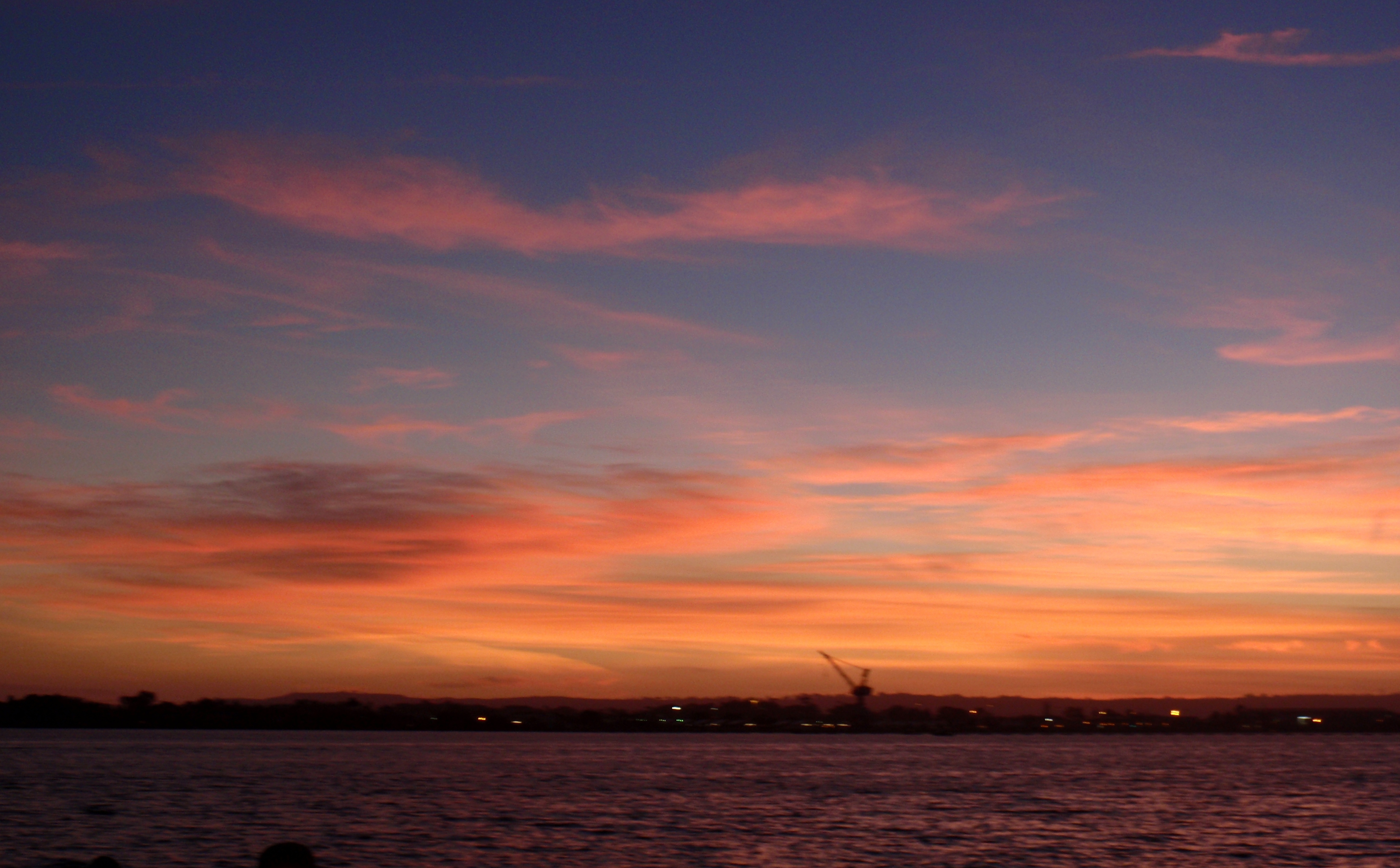 sunset over San Diego, 10/9/15, photo by James Ulvog.