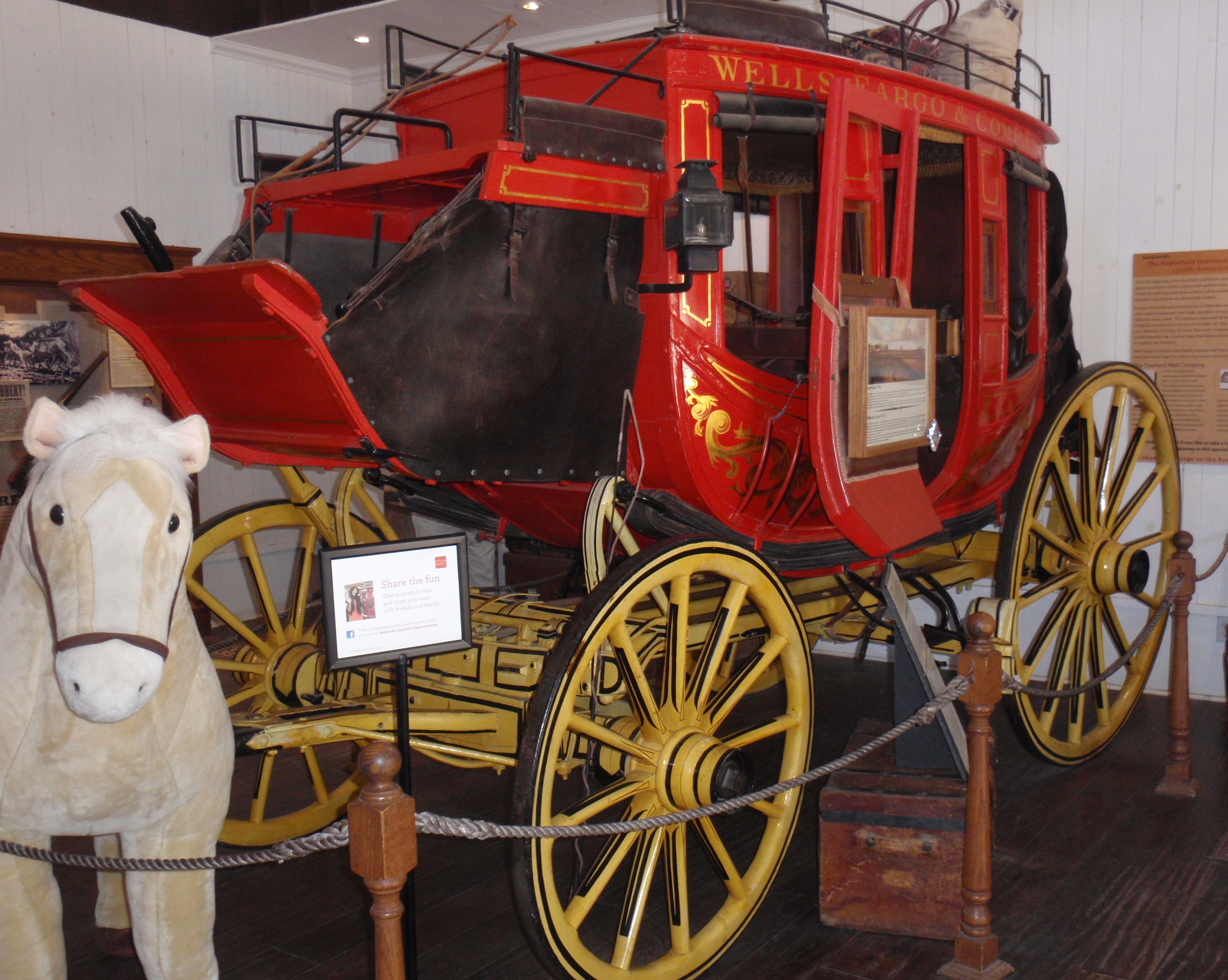Wells Fargo museum in San Diego's Old Town State Park. Photo by James Ulvog.
