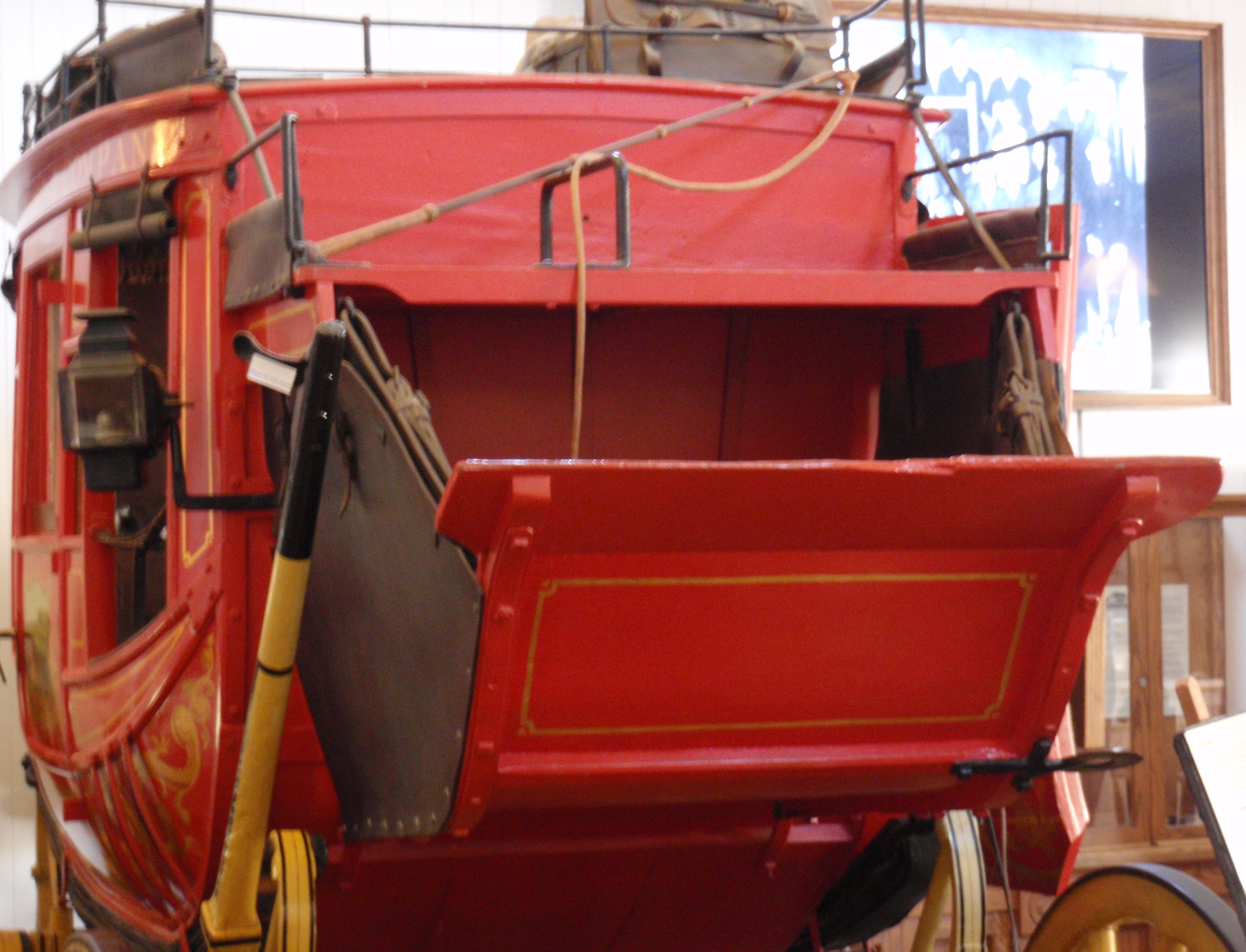 Concord stage coach at Wells Fargo museum in San Diego. Photo by James Ulvog.