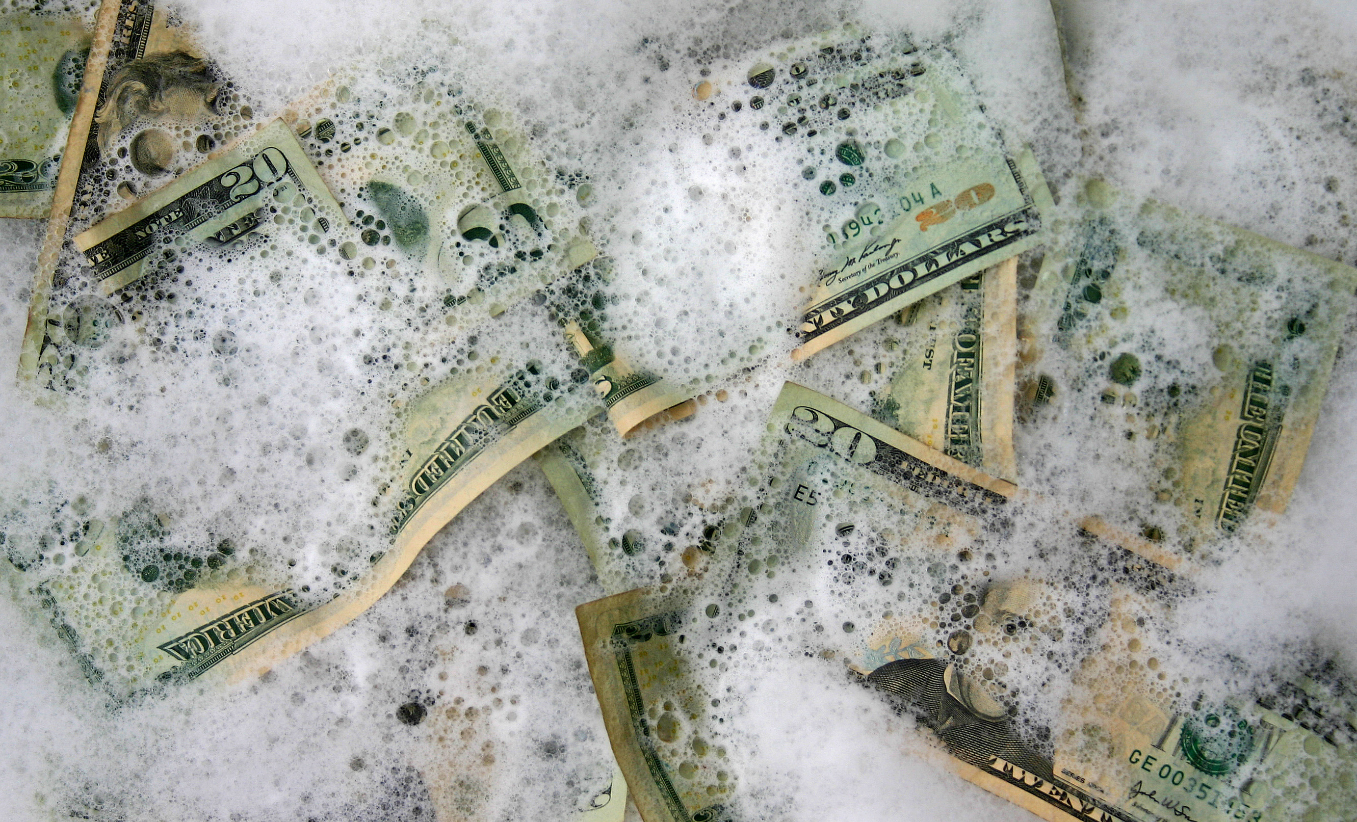 A different type of money laundering. Image courtesy of Adobe Stock.